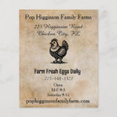  Kip Boerderij Flyer (Voorkant)