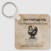  Kip Boerderij Sleutelhanger (Voorkant)