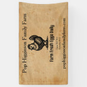 Kip Boerderij Spandoek (Verticaal)