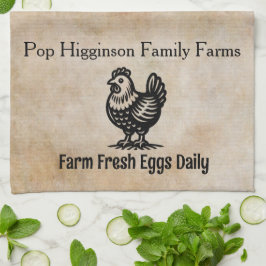  Kip Boerderij Theedoek