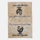  Kip Boerderij Theedoek (Verticaal)