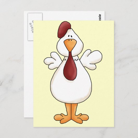 Kip Briefkaart (Voorkant / Achterkant)