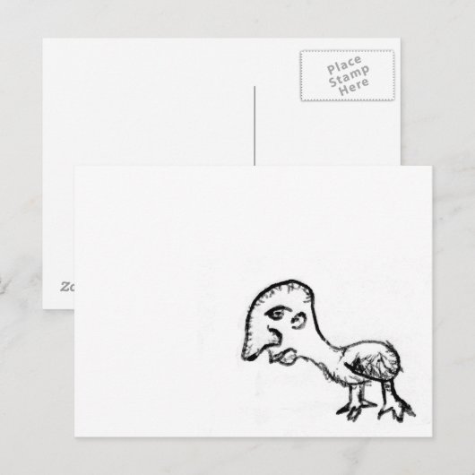 Kip Briefkaart (Voorkant / Achterkant)