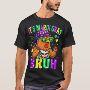 Kip Bruh Mardi Gras Jongens Meisjes Kinderen Carna T-shirt