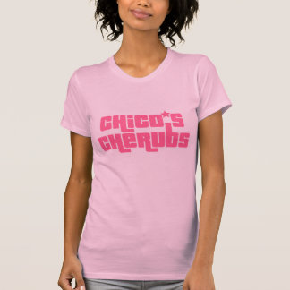 Kip Cherubs Logo T-shirt Roze op roze