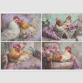 Kip Collage Decoupage Tissuepapier (Voorkant)