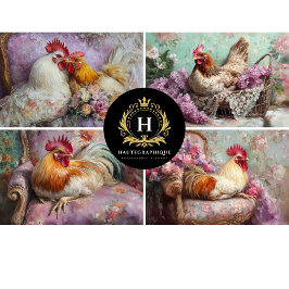 Kip Collage Decoupage Tissuepapier