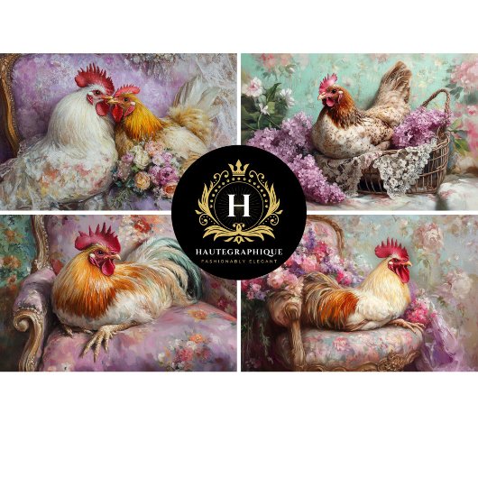 Kip Collage Decoupage Tissuepapier