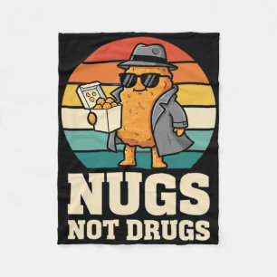 Kip, Cool Nug Detective Vibe, Nugs Niet Drugs Fleece Deken