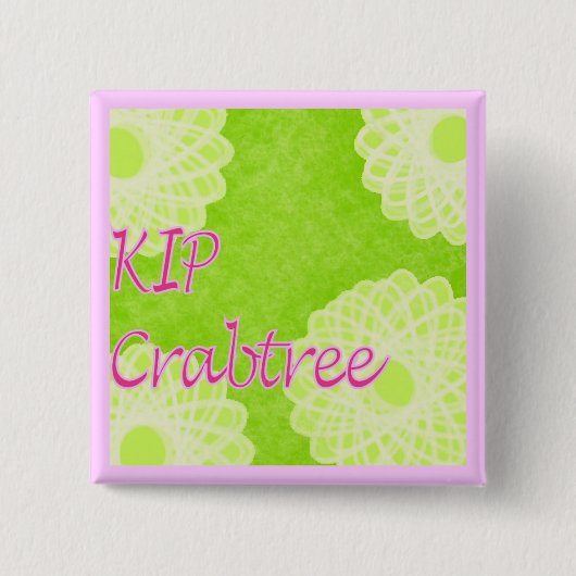 KIP Crabtree Knitting Vierkante Button 5,1 Cm (Voorkant)