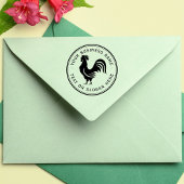 kip Custom Business Logo Grote Rubber Stamp Rubberstempel