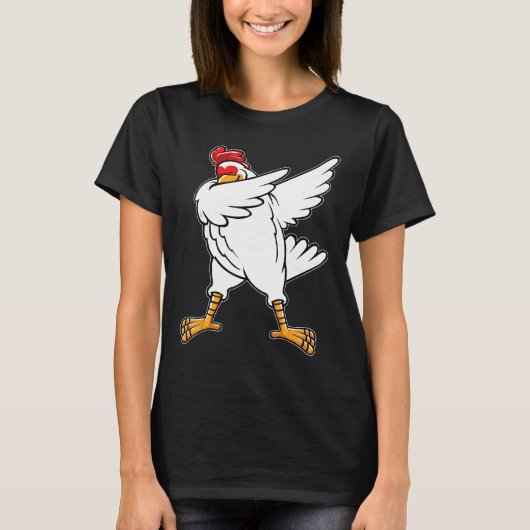 Kip Dab D4bbing Kip T-shirt (Voorkant)