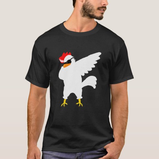 Kip-Dab Zon Bril Kip Fluisteraar Cool T-shirt (Voorkant)
