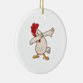Kip Dabbing Boer Dab Dans Keramisch Ornament (Rechts)
