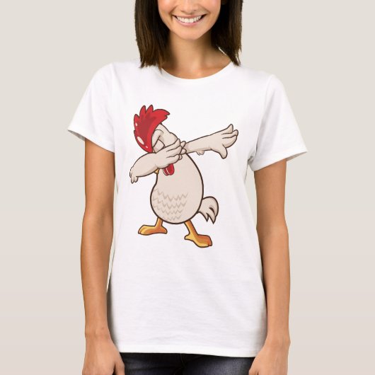 Kip Dabbing Boer Dab Dans T-shirt (Voorkant)