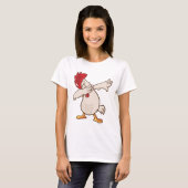 Kip Dabbing Boer Dab Dans T-shirt (Voorkant volledig)
