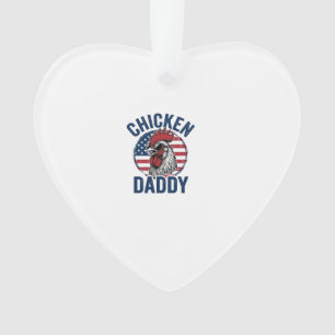 Kip Daddy Haan Retro Patriottisch Shirt Desi Ornament