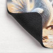 Kip dansen in de zon muismat (Hoek)