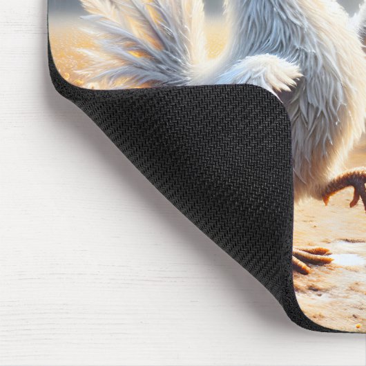 Kip dansen in de zon muismat (Hoek)