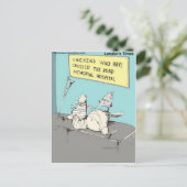 Kip dat het Road Memorial Hospital overschrijdt Briefkaart (Staand voorkant)