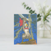 Kip de Barbarie Briefkaart (Staand voorkant)