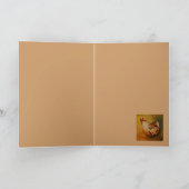 Kip die linkerkaart onder ogen zien kaart (Binnen)