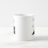 Kip die niet naar de verre kant kruist koffiemok (Center)