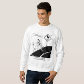 Kip die niet naar de verre kant kruist trui (Voorkant volledig)