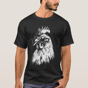 Kip die sigaret rookt t-shirt