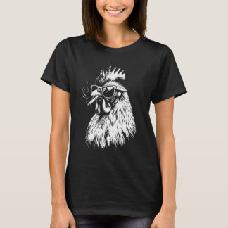 Kip die sigaret rookt t-shirt
