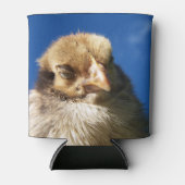 kip, dier, griet, vogel, boerderij, masker, schatt blikjeskoeler (Voorkant)