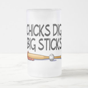 Kip dig Big Sticks (honkbal) Matglas Bierpul