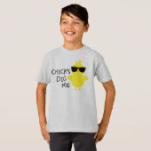 Kip dig me boys Pasen T-shirt (Voorkant volledig)