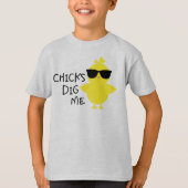 Kip dig me boys Pasen T-shirt (Voorkant)