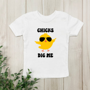 Kip dig me Cool Easter Bird Shades Sunbril T-shirt