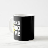 Kip dig me Mannen boys Funny Easter Hunting Koffiemok (Voorkant links)