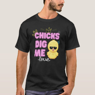 Kip dig me Paasdag Humor Doodle Boys T-shirt