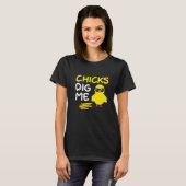 Kip dig me Paaspun Cool Chicken Egg Hunt T-shirt (Voorkant volledig)