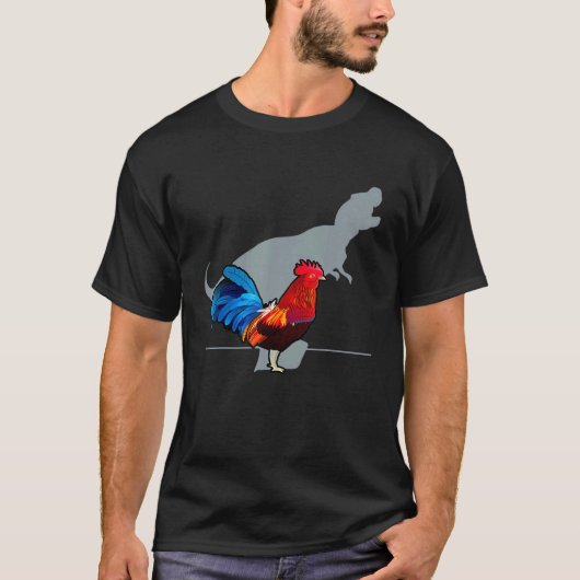 Kip Dinosaur Dieren T-shirt (Voorkant)