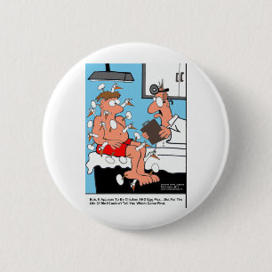 Kip & Ei Plekken Grappige Medische Cadeaus & Kaart Ronde Button 5,7 Cm