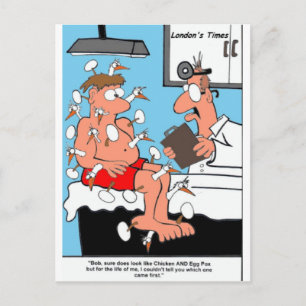Kip & Ei Pocken Grappige Cadeaus T-shirts & Verzam Briefkaart