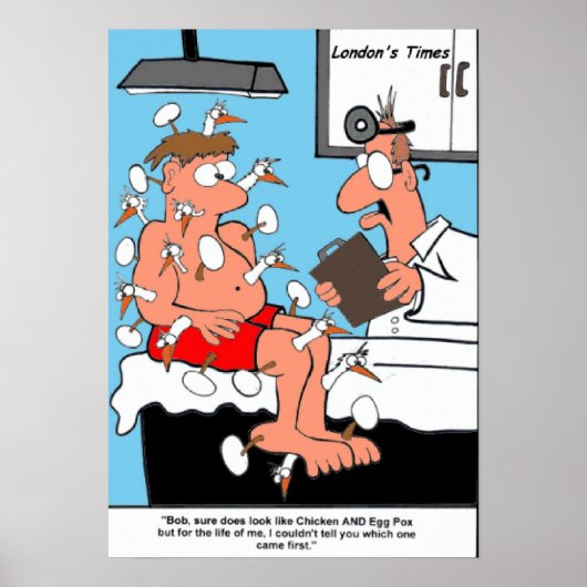 Kip & Ei Pocken Grappige Verzamelde Canvas Prints (Voorkant)