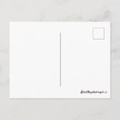 Kip en ballonnen ansichtkaart briefkaart (Achterkant)