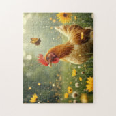 kip en de vlinder legpuzzel (Verticaal)