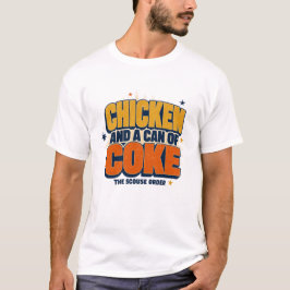 Kip en een Blikje Coke - Scouse Meme Design T-shirt