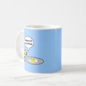 kip en ei koffiemok (Voorkant links)