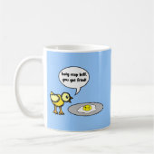 kip en ei koffiemok (Links)