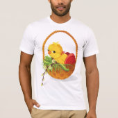 Kip en eieren in mand Mannen T-shirt (Voorkant)