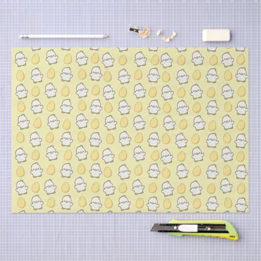 Kip- en eierwrapppapier tissuepapier (Craft)