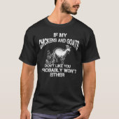 Kip en Geitenkleding Beste Kippen Ontwerp T-shirt (Voorkant)